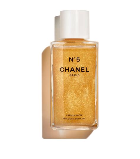 chanel no 5 glitter body oil|N°5 The Beige Gold Body Oil .